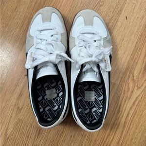 Puma Palermo white with black sneakers